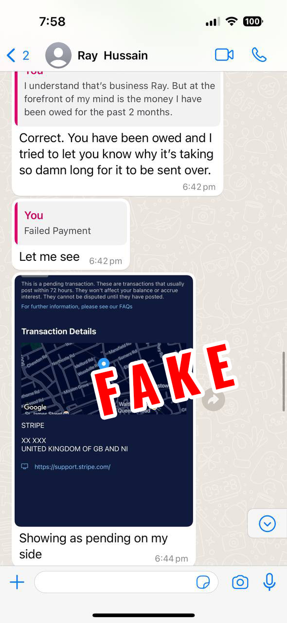 Ray-Hussain-fake-transaction-1